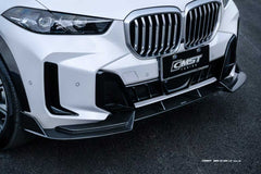 BMW X5 G05 LCI 2024-ON with Aftermarket Parts - Front Lip Pre-preg Carbon Fiber CMST Tuning