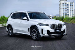 BMW X5 G05 LCI 2024-ON with Aftermarket Parts - Front Lip Pre-preg Carbon Fiber CMST Tuning