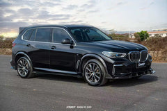 BMW X5 G05 LCI 2024-ON with Aftermarket Parts - Side Skirts Pre-preg Carbon Fiber from CMST Tuning