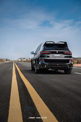 BMW X5 G05 LCI 2024-ON with Aftermarket Parts - Roof Spoiler Pre-preg Carbon Fiber from CMST Tuning