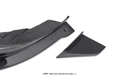 BMW i5 xDrive40 / eDrive40 (with M-package bumper, does not fit base mode) / M60 G60 G61 2024-ON &amp; 5 Series 540i xDrive / 530i xDrive / 530i (with M-package bumper, does not fit base model) / 550e xDrive G60 G61 2024-ON with Aftermarket Parts - Front Lip Dry Pre-preg Carbon Fiber / FRP