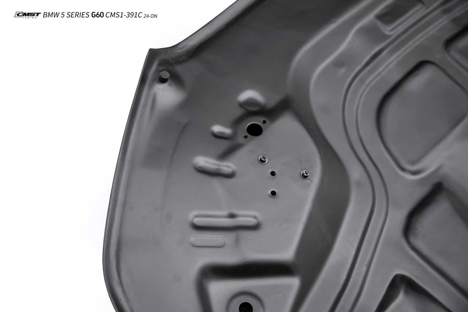 BMW i5 M60 xDrive40 / eDrive40 G60 G61 & 5 Series 550e xDrive 540i xDrive / 530i xDrive / 530i G60 G61 2024-ON with Aftermarket Parts - V2 Tempered Glass Clearview Hood Carbon Fiber / FRP from CMST Tuning