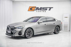 BMW i5 xDrive40 / eDrive40 (with M-package bumper, does not fit base mode) / M60 G60 G61 2024-ON &amp; 5 Series 540i xDrive / 530i xDrive / 530i (with M-package bumper, does not fit base model) / 550e xDrive G60 G61 2024-ON with Aftermarket Parts - Front Lip Dry Pre-preg Carbon Fiber / FRP