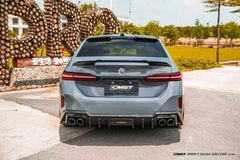 BMW i5 xDrive40 / eDrive40 (with M-package bumper, does not fit base mode) / M60 G60 G61 2024-ON &amp; 5 Series 540i xDrive / 530i xDrive / 530i (with M-package bumper, does not fit base model) / 550e xDrive G60 G61 2024-ON with Aftermarket Parts - Rear Diffuser Dry Pre-preg Carbon Fiber / FRP