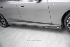 BMW 5 Series 530 540 &amp; i5 e/x Drive40 M60 G60 G61 2024-ON with Aftermarket Parts - Side Skirts Dry Pre-preg Carbon Fiber / FRP