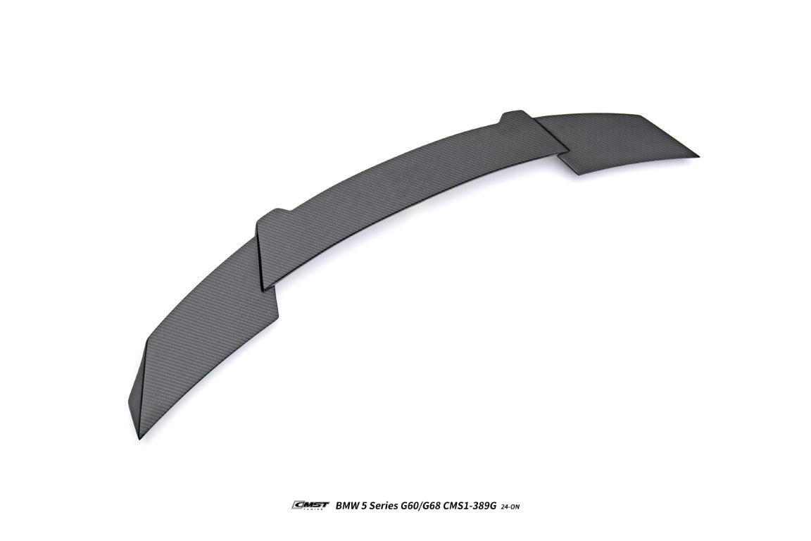 BMW i5 M60 xDrive40 / eDrive40 G60 G61 & 5 Series 550e xDrive 540i xDrive / 530i xDrive / 530i G60 G61 2024-ON with Aftermarket Parts - Rear Spoiler Dry Pre-preg Carbon Fiber / FRP from CMST Tuning