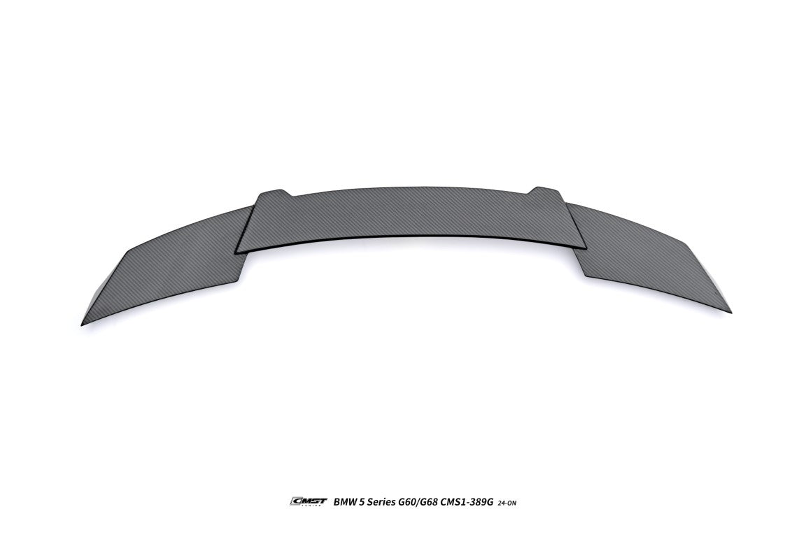 BMW i5 M60 xDrive40 / eDrive40 G60 G61 & 5 Series 550e xDrive 540i xDrive / 530i xDrive / 530i G60 G61 2024-ON with Aftermarket Parts - Rear Spoiler Dry Pre-preg Carbon Fiber / FRP from CMST Tuning