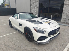 Mercedes Benz AMG GT GTS GTC GTR Pro Black Series C190 2016 2017 2018 2019 2020 2021 with Aftermarket Parts - Black Series Hood Bonnet Carbon Fiber / FRP from  CMST Tuning