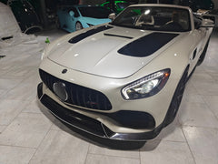 Mercedes Benz AMG GT GTS GTC GTR Pro Black Series C190 2016 2017 2018 2019 2020 2021 with Aftermarket Parts - Black Series Hood Bonnet Carbon Fiber / FRP from  CMST Tuning