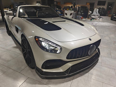 Mercedes Benz AMG GT GTS GTC GTR Pro Black Series C190 2016 2017 2018 2019 2020 2021 with Aftermarket Parts - Black Series Hood Bonnet Carbon Fiber / FRP from  CMST Tuning