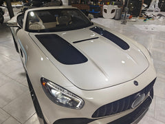 Mercedes Benz AMG GT GTS GTC GTR Pro Black Series C190 2016 2017 2018 2019 2020 2021 with Aftermarket Parts - Black Series Hood Bonnet Carbon Fiber / FRP from  CMST Tuning