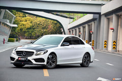 Mercedes Benz C-Class C43 AMG C450 C300 W205 2015-2018 (C300 requires sports package front bumper) with Aftermarket Parts - Upper Valences Carbon Fiber/FRP from CMST Tuning