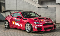 Toyota Scion Subaru GT86 86 TRD GT SE Base ZN6 2017 2018 2019 2020 & Scion FR-S FRS ZN6 2013 2014 2015 2016 & BRZ TS Limited Premium ZN6 2013 2014 2015 2016 2017 2018 2019 2020 with Aftermarket Parts - V3 Hood Carbon Fiber / FRP from CMST Tuning