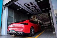 Porsche Panamera 970 970.2 2/4/4S/GTS/Turbo/Turbo S 2014-2016 with Aftermarket Parts - Vacuumed Carbon & FRP Rear Diffuser from CMST Tuning
