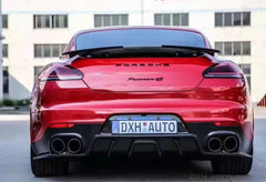 Porsche Panamera 970 970.2 2/4/4S/GTS/Turbo/Turbo S 2014-2016 with Aftermarket Parts - Vacuumed Carbon & FRP Rear Diffuser from CMST Tuning
