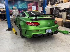 CMST Tuning GTR Style Spoiler Wing for Mercedes-Benz C63s C63 C43 C400 C300 W205 Coupe Carbon Fiber/FRP