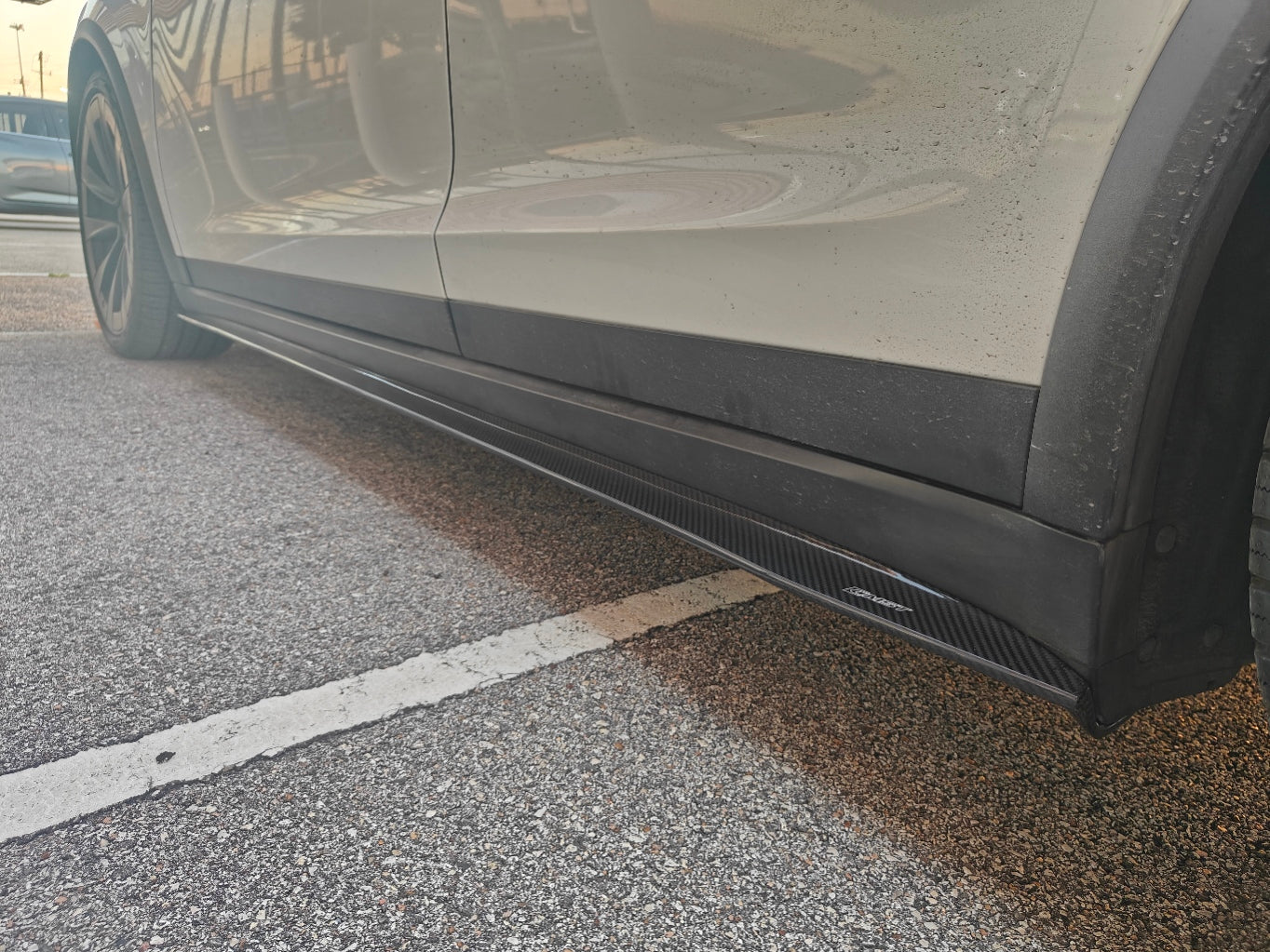 CMST Tuning Carbon Fiber Side Skirts for Tesla Model X 2022-ON