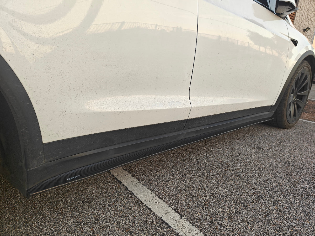 CMST Tuning Carbon Fiber Side Skirts for Tesla Model X 2022-ON