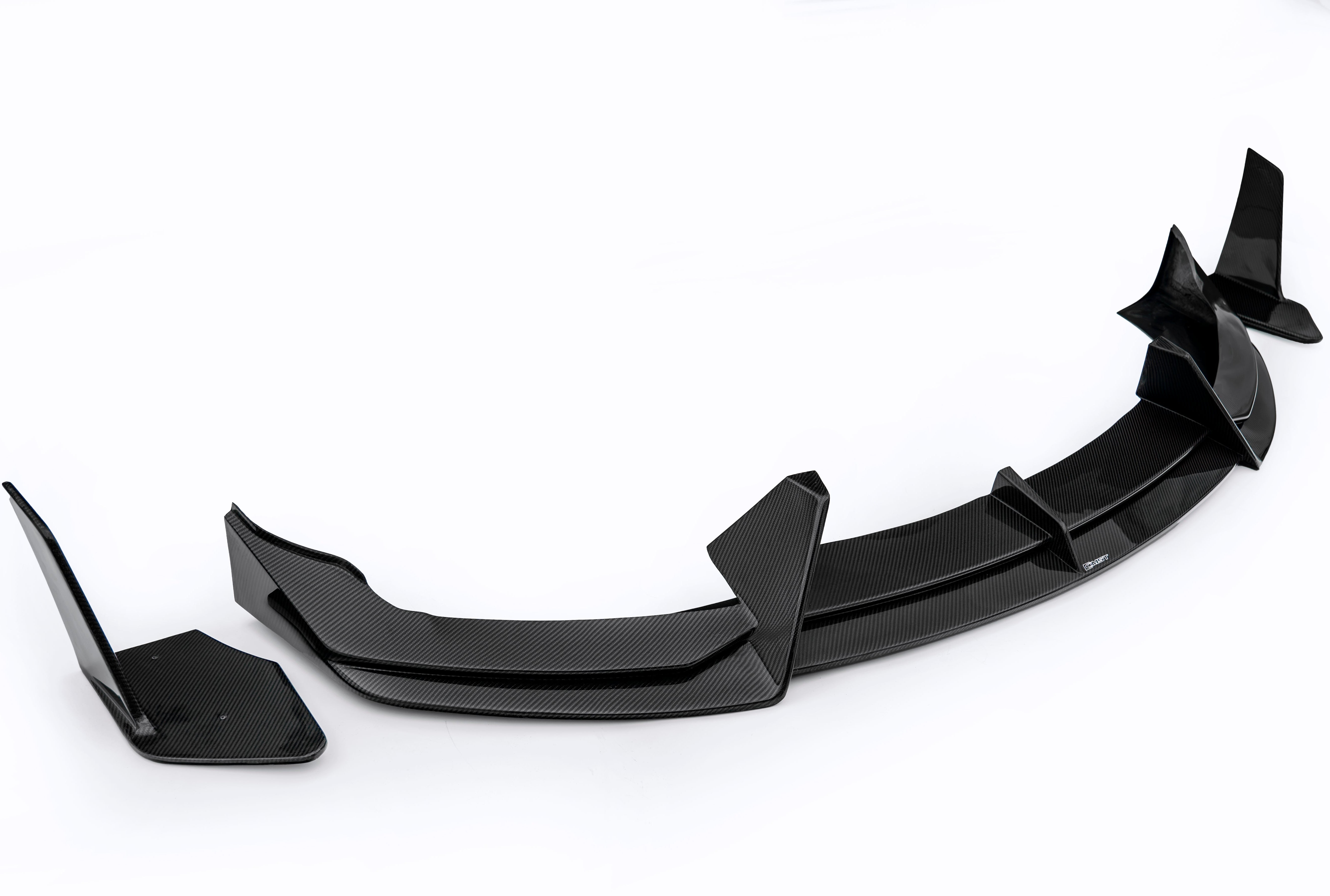 Dodge Charger & 2015 Scat Pack & 2016 Scat Pack, Hellcat & 2017 R/T, Daytona, Scat Pack, Hellcat & 2018 GT, R/T, Daytona, Scat Pack, Hellcat & 2019 GT, R/T, Scat Pack, Hellcat & 2020 GT, R/T, Scat Pack, Hellcat & 2021 GT, R/T, Scat Pack & 2022 GT, R/T, Scat Pack Non-widebody & 2023 GT, R/T, Scat Pack Non-widebody with Aftermarket Parts - SRT Style Front Lip Carbon Fiber / FRP from CMST Tuning