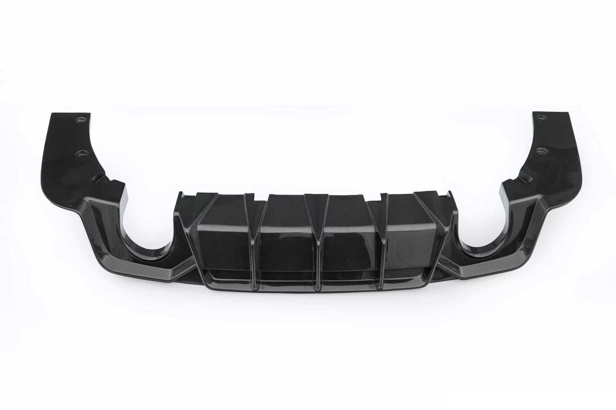 Dodge Charger & 2015 Scat Pack & 2016 Scat Pack, Hellcat & 2017 R/T, Daytona, Scat Pack, Hellcat & 2018 GT, R/T, Daytona, Scat Pack, Hellcat & 2019 GT, R/T, Scat Pack, Hellcat & 2020 GT, R/T, Scat Pack, Hellcat & 2021 GT, R/T, Scat Pack & 2022 GT, R/T, Scat Pack Non-widebody & 2023 GT, R/T, Scat Pack Non-widebody with Aftermarket Parts - SRT Style Rear Diffuser Carbon Fiber / FRP from CMST Tuning