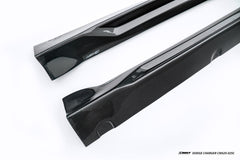 Dodge Charger & 2015 Scat Pack & 2016 Scat Pack, Hellcat & 2017 R/T, Daytona, Scat Pack, Hellcat & 2018 GT, R/T, Daytona, Scat Pack, Hellcat & 2019 GT, R/T, Scat Pack, Hellcat & 2020 GT, R/T, Scat Pack, Hellcat & 2021 GT, R/T, Scat Pack & 2022 GT, R/T, Scat Pack Non-widebody & 2023 GT, R/T, Scat Pack Non-widebody with Aftermarket Parts - SRT Style Side Skirts Carbon Fiber / FRP from CMST Tuning