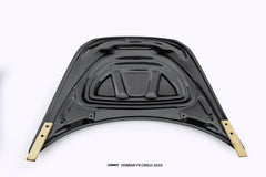 Ferrari F8 Tributo & Spider 2020 2021 2022 2023 with Aftermarket Parts - Hood Dry Pre-preg Carbon Fiber / FRP from CMST Tuning