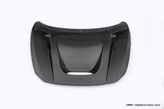 Ferrari F8 Tributo & Spider 2020 2021 2022 2023 with Aftermarket Parts - Hood Dry Pre-preg Carbon Fiber / FRP from CMST Tuning