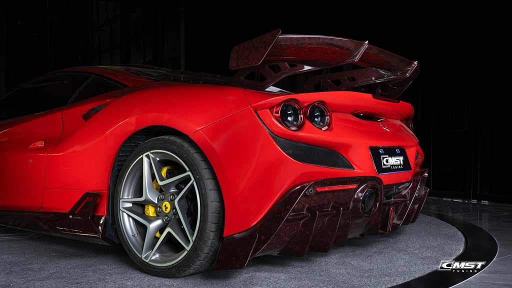 Ferrari F8 Tributo & Spider Aftermarket Parts - CMST Tuning Rear Wing ...
