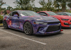 Ford Mustang GT 5.0 Mach1 Bullitt Ecoboost 2.3 S550.2 2018 2019 2020 2021 2022 2023 (Designed to be compatible with CMST S550.2 Bumper only.does not fit stock bumper.) with Aftermarket Parts - Front Bumper & Lip Carbon Fiber / FRP from CMST Tuning
