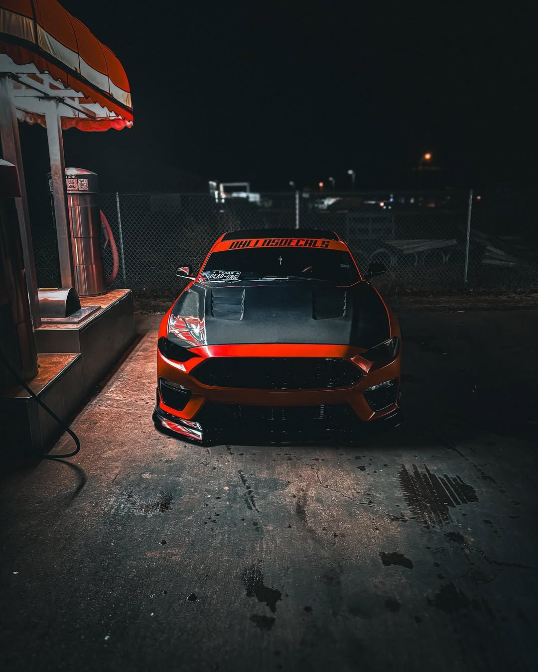 Ford Mustang GT 5.0 Mach1 Bullitt Ecoboost 2.3 S550.2 2018 2019 2020 2021 2022 2023 with Aftermarket Parts - V1 Vented Hood Bonnet Carbon Fiber / FRP from CMST Tuning