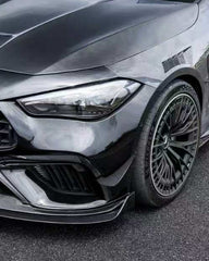 Mercedes Benz CLE-Class AMG CLE 53 / 450 / 300 C236 A236 2024-ON with Aftermarket Parts - Front Bumper Canards Dry Pre-preg Carbon Fiber / FRP from CMST Tuning
