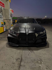 BMW M3 / M3C G80 G81 2021-ON & M4 / M4C G82 G83 2021-ON with Aftermarket Parts - Carbon Fiber & FRP Front Bumper Set  from  CMST Tuning 