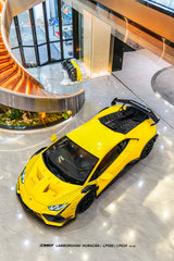 Lamborghini Huracan LP580 LP610 Evo RWD AWD Tecnica Performante 2015 2016 2017 2018 2019 2020 2021 2022 2023 2024 with Aftermarket Parts - Front Bumper & Front Lip Pre-preg Carbon Fiber / FRP from CMST Tuning