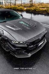 Ford Mustang S650 GT 2024-ON with Aftermarket Parts - Front Canards Carbon Fiber / FRP from CMST Tuning