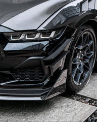 Ford Mustang S650 GT 2024-ON with Aftermarket Parts - Front Canards Carbon Fiber / FRP from CMST Tuning