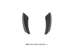 Mercedes Benz C-Class C43 AMG C300 (with sport-package bumper) W206 S206 2021-ON with Aftermarket Parts - Front Canards Carbon Fiber / FRP from CMST Tuning
