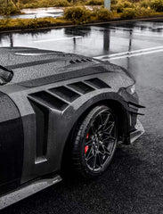Ford Mustang S650 2.3 Ecoboost 5.0 GT Dark Horse 2024-ON with Aftermarket Parts - Front Fenders Carbon Fiber / FRP from CMST Tuning