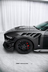 Ford Mustang S650 2.3 Ecoboost 5.0 GT Dark Horse 2024-ON with Aftermarket Parts - Front Fenders Carbon Fiber / FRP from CMST Tuning