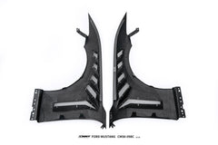 Ford Mustang S650 2.3 Ecoboost 5.0 GT Dark Horse 2024-ON with Aftermarket Parts - Front Fenders Carbon Fiber / FRP from CMST Tuning