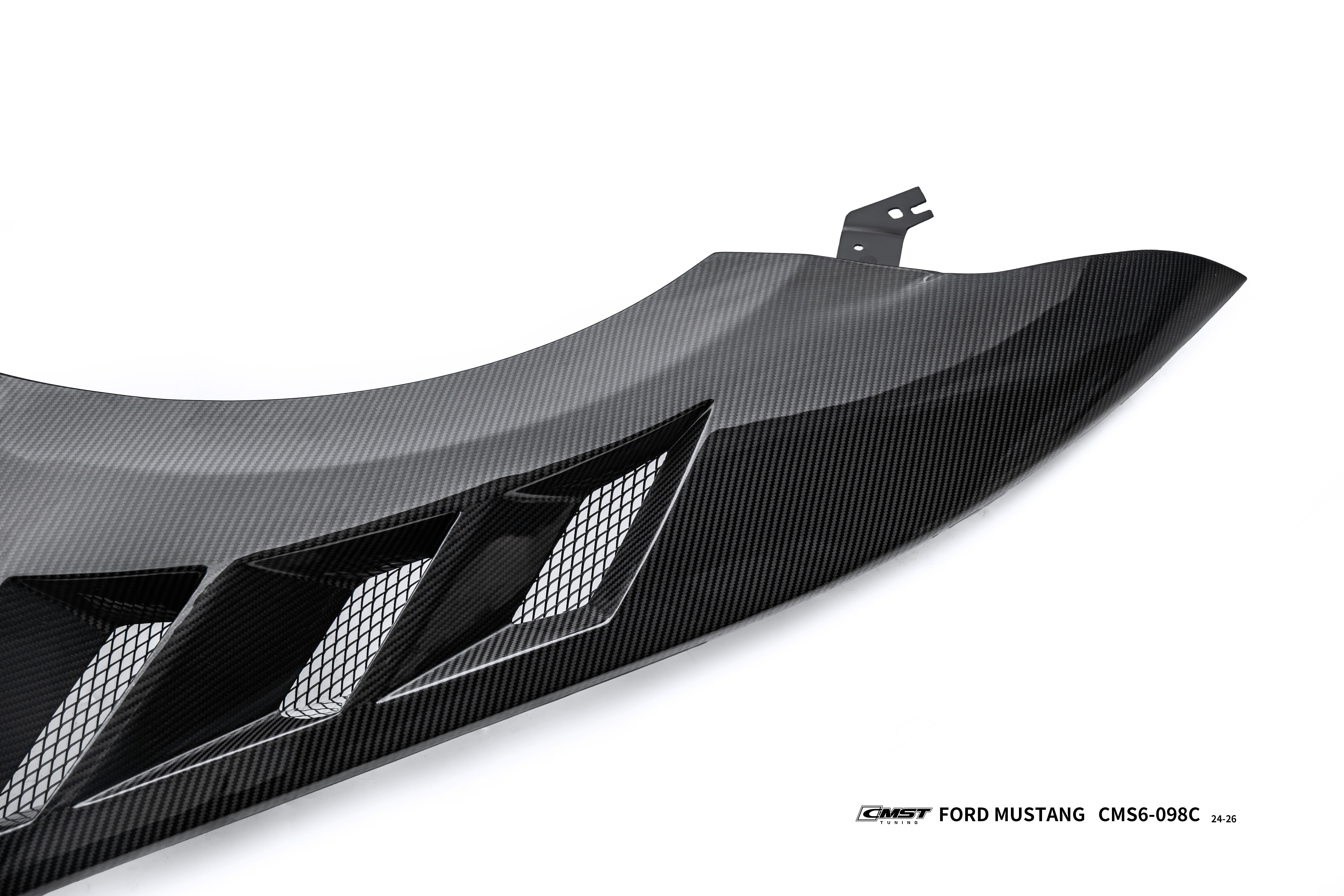 Ford Mustang S650 2.3 Ecoboost 5.0 GT Dark Horse 2024-ON with Aftermarket Parts - Front Fenders Carbon Fiber / FRP from CMST Tuning
