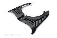 Ford Mustang S650 2.3 Ecoboost 5.0 GT Dark Horse 2024-ON with Aftermarket Parts - Front Fenders Carbon Fiber / FRP from CMST Tuning