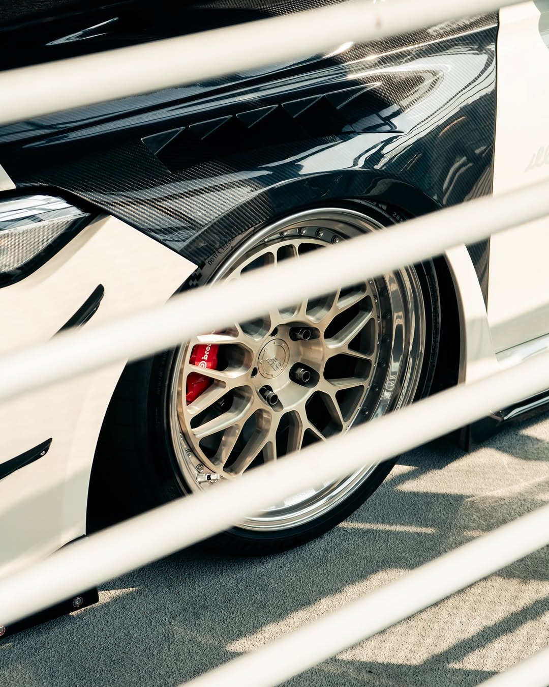 Honda Civic Type-R FL5 2023 2024 with Aftermarket Parts - Front Fenders Pre-preg Carbon Fiber / FRP from CMST Tuning