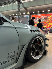 Honda Civic Type-R FL5 2023 2024 with Aftermarket Parts - Front Fenders Pre-preg Carbon Fiber / FRP from CMST Tuning