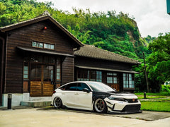 Honda Civic Type-R FL5 2023 2024 with Aftermarket Parts - Front Fenders Pre-preg Carbon Fiber / FRP from CMST Tuning