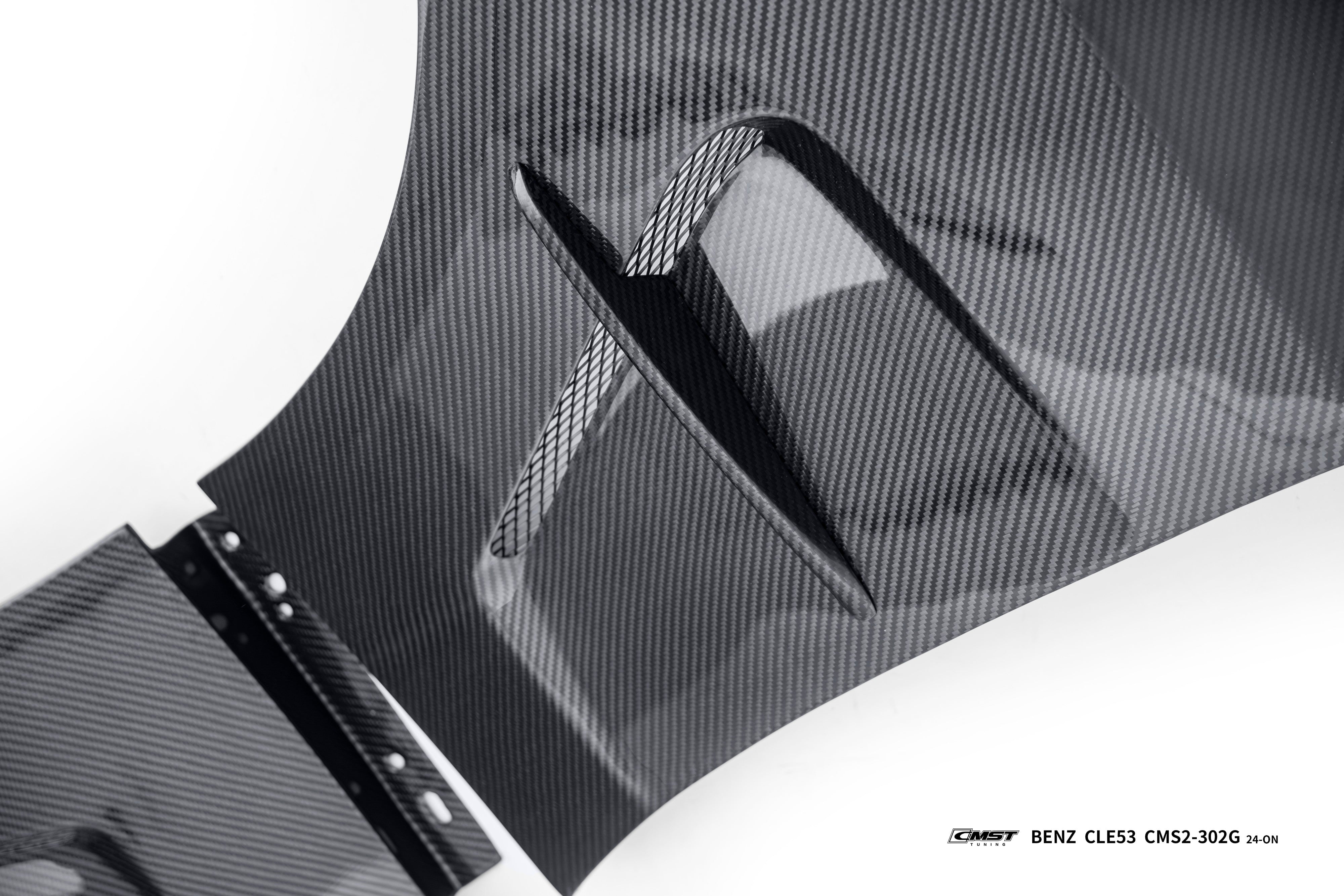 Mercedes Benz CLE-Class AMG CLE 53 / 450 / 300 C236 A236 2024-ON with Aftermarket Parts - Front Fenders Dry Pre-preg Carbon Fiber / FRP from CMST Tuning