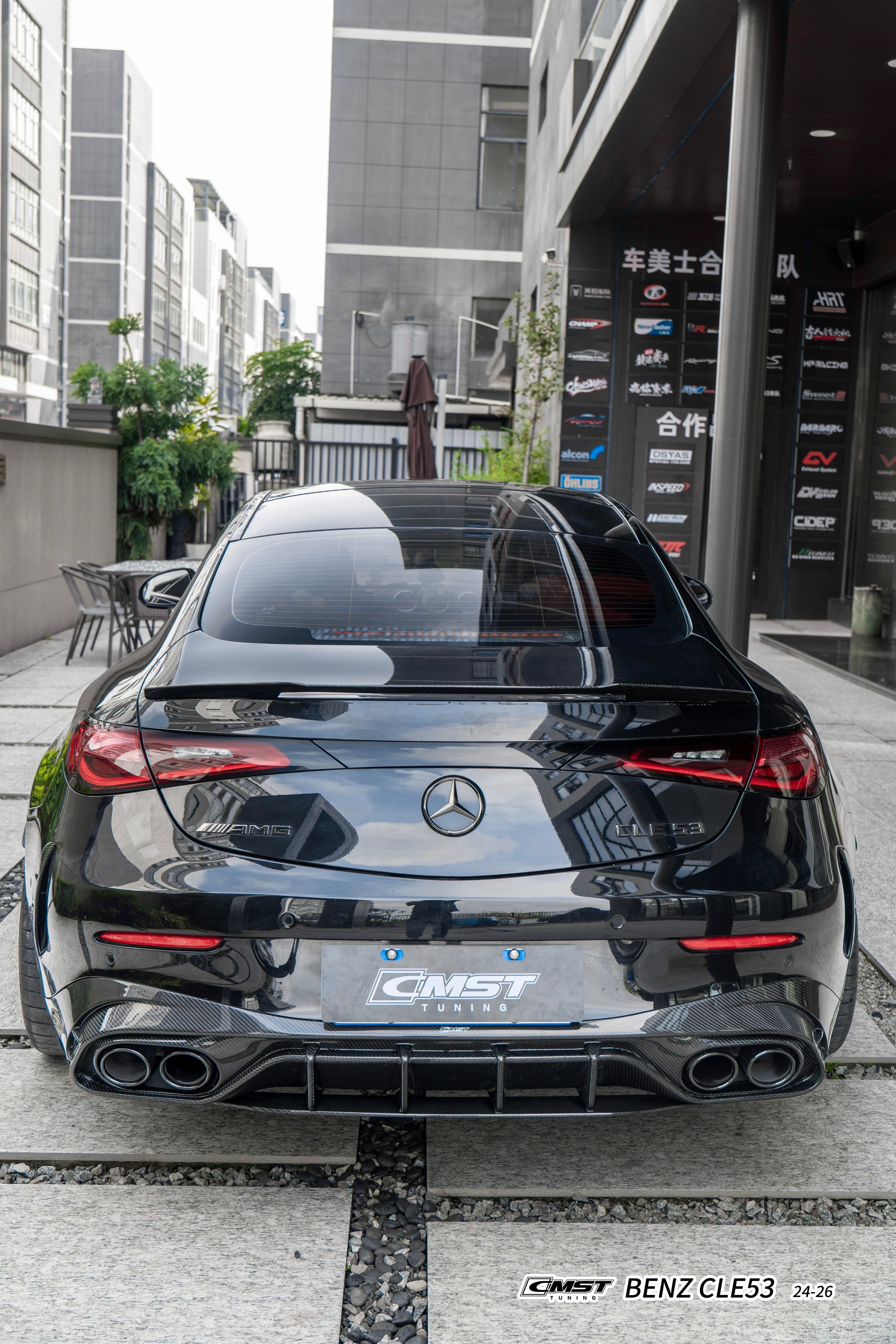 Mercedes Benz CLE-Class AMG CLE 53 / 450 / 300 C236 2024-ON with Aftermarket Parts - Rear Spoiler Dry Pre-preg Carbon Fiber / FRP from CMST Tuning