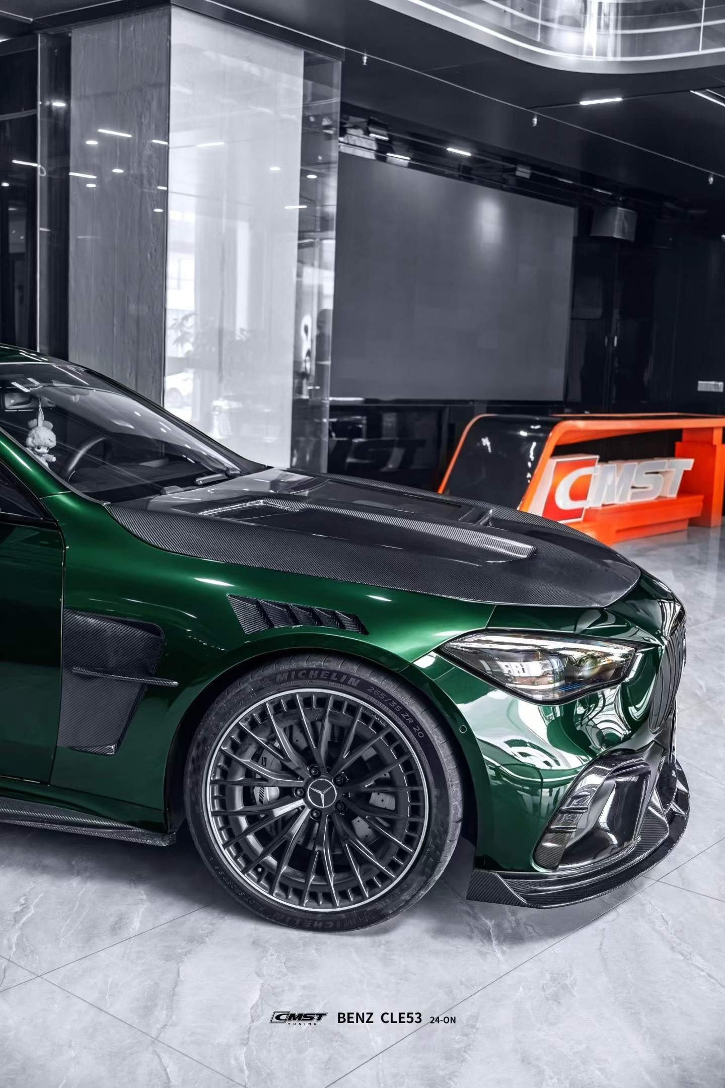 Mercedes Benz CLE-Class AMG CLE 53 / 450 / 300 C236 A236 2024-ON with Aftermarket Parts - Front Fenders Dry Pre-preg Carbon Fiber / FRP from CMST Tuning