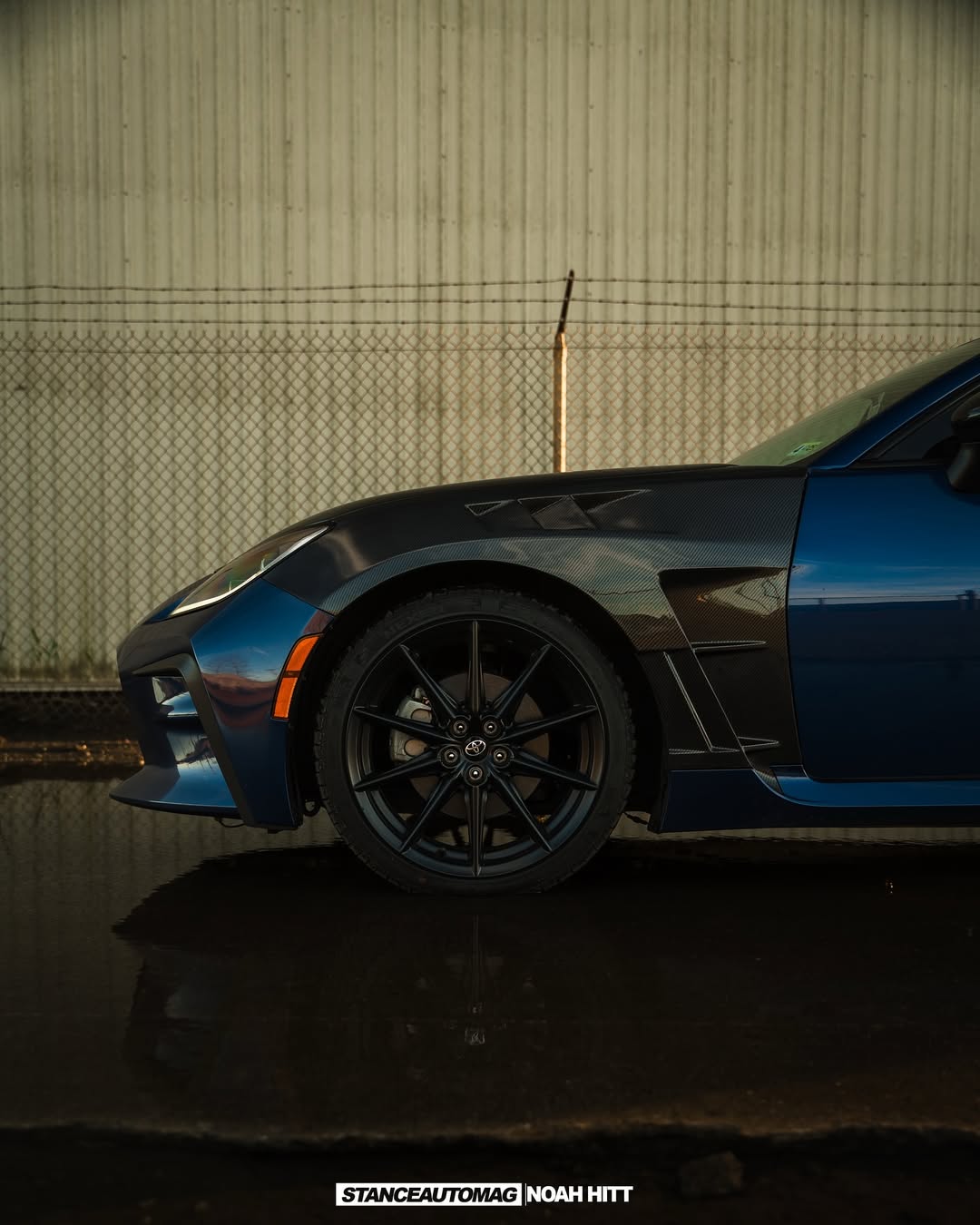 Subaru BRZ ZD8 & Toyota GR86 ZN8 2022 2023 2024 with Aftermarket Parts - Front Fenders Pre-preg Carbon Fiber from CMST Tuning