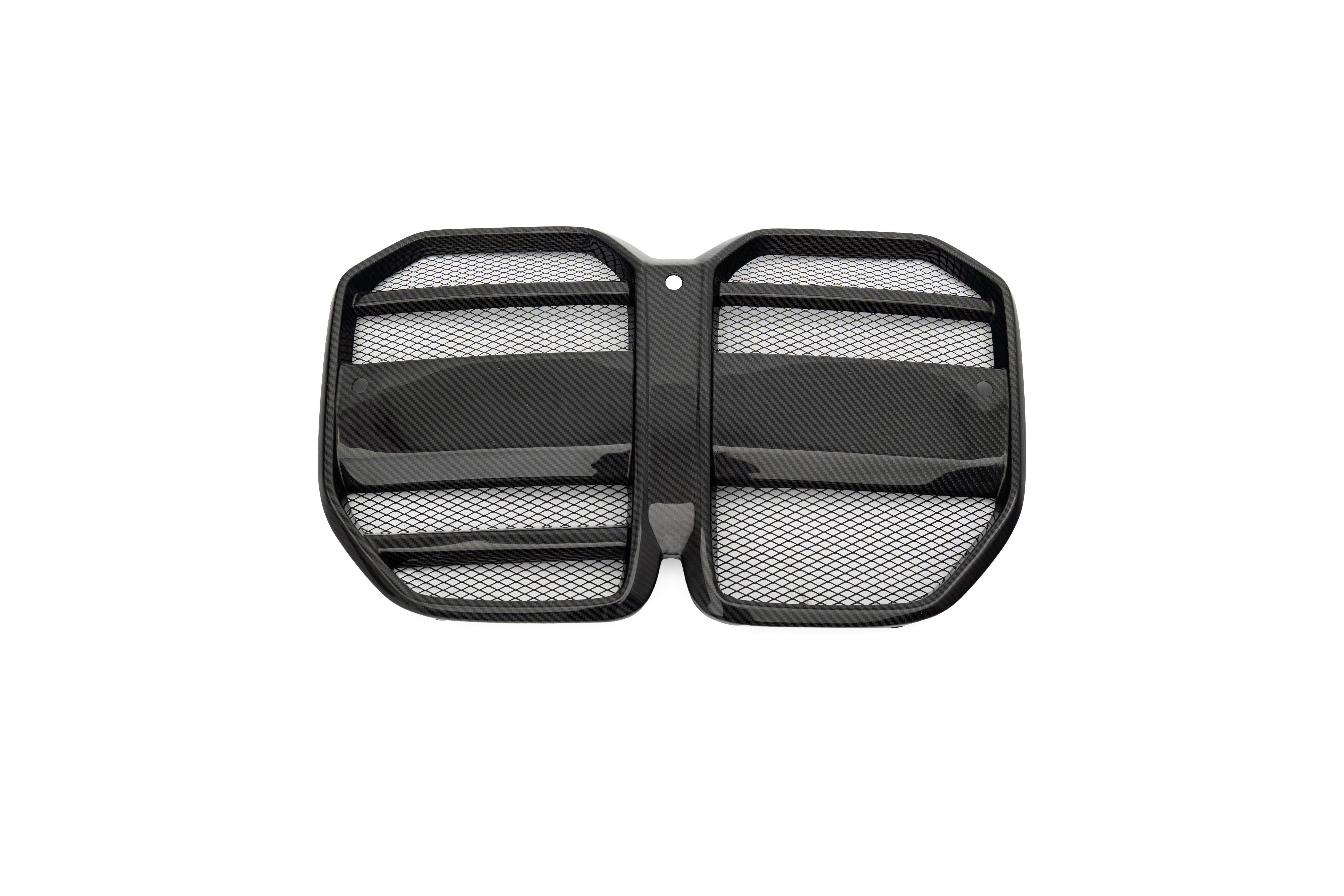 BMW 4 Series M440 430 G22 G23 2020-ON with Aftermarket Parts - (Without & With ACC) Front Grill Dry Pre-preg Carbon Fiber / FRP from CMST Tuning