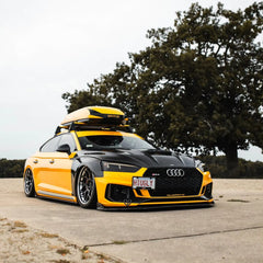 Audi S5 A5 S-line (with s-line bumper, does not base model) B9 2017 2018 2019 & RS5 B9 2018 2019 with Aftermarket Parts - Front Lip Carbon Fiber from CMST Tuning